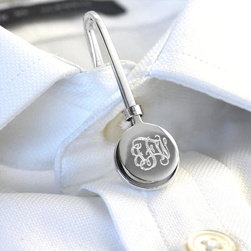 Silver Monogram Napkin Hook - Image 2
