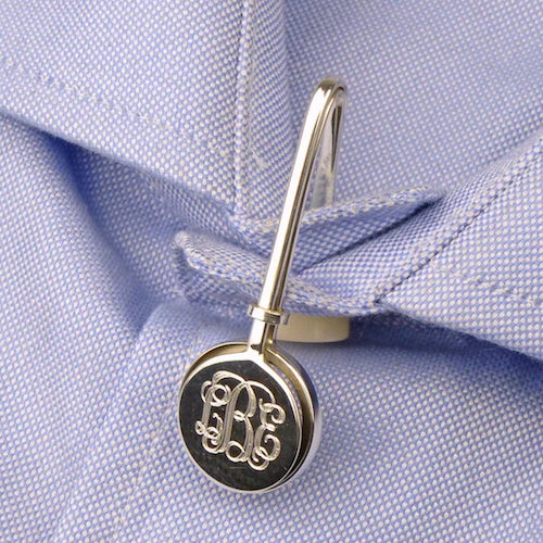 Silver Monogram Napkin Hook - Image 4