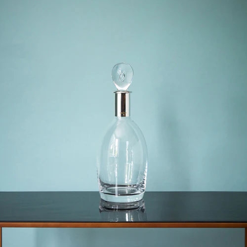 Sterling Silver Mounted Crystal Decanter No. 3 - Image 4