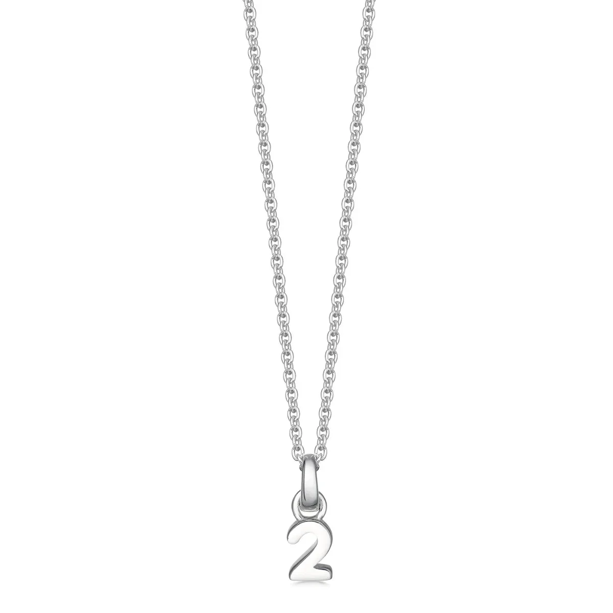 Silver Number Necklace - Image 6
