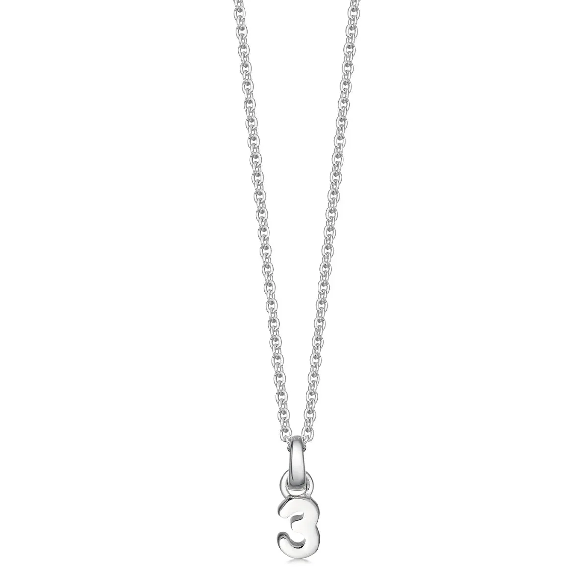 Silver Number Necklace - Image 7