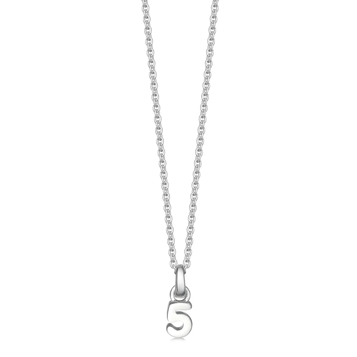 Silver Number Necklace - Image 9