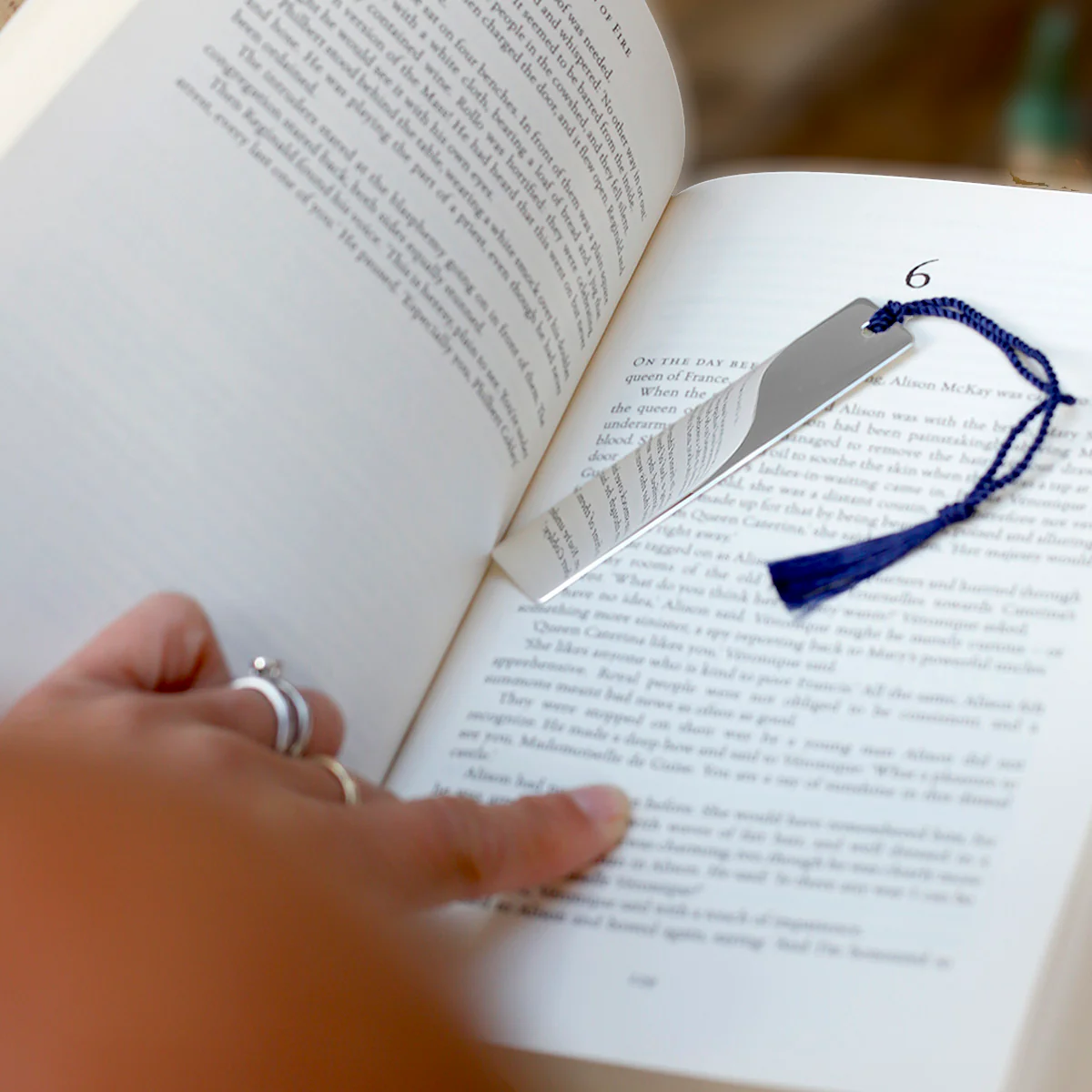 Sterling Silver Bookmark - Long - Image 5