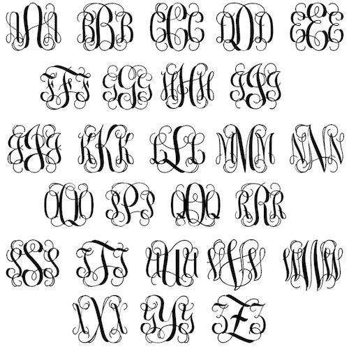 Monogram Silver Push Through Cufflinks - Image 4