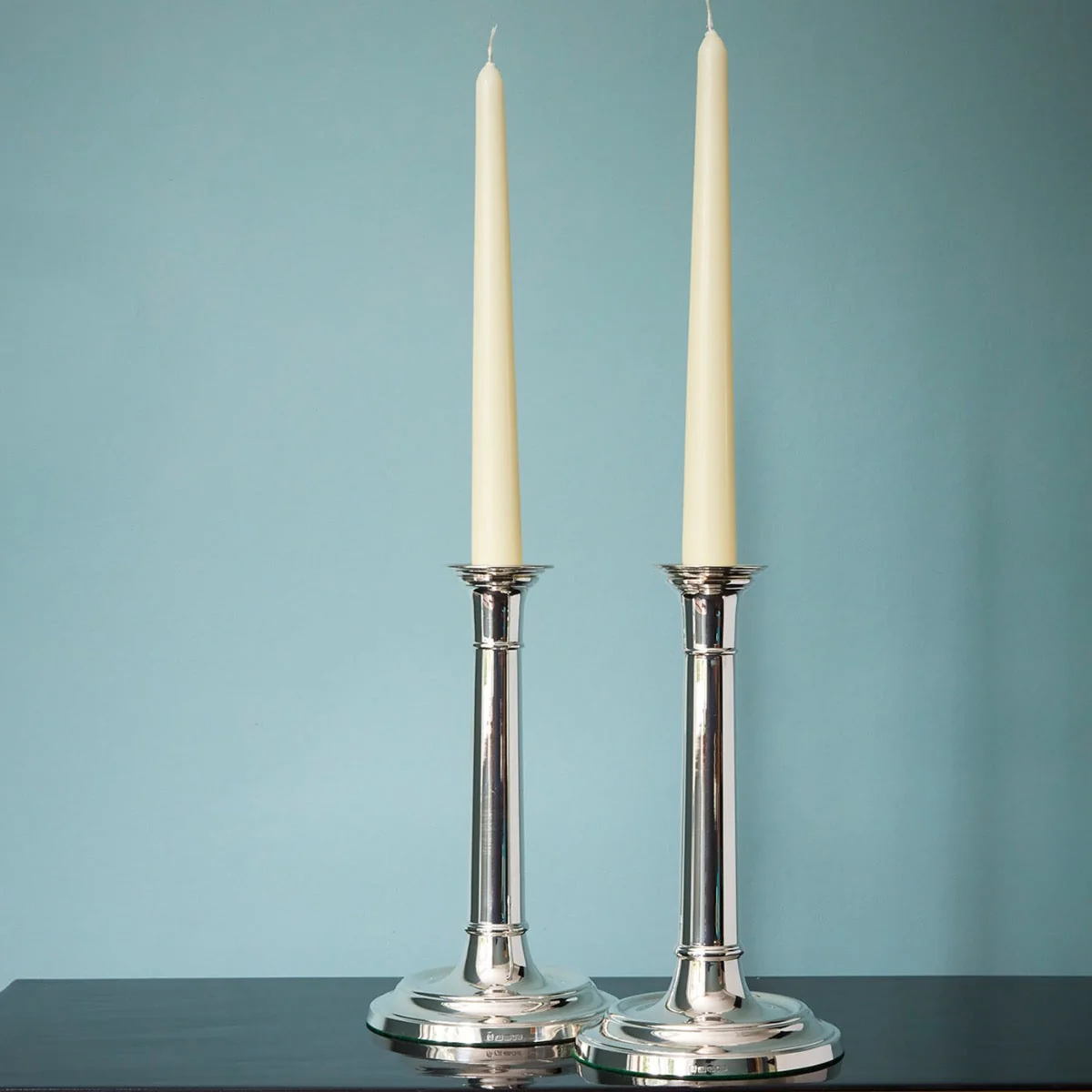Silver Straight Column Candlestick - Image 2