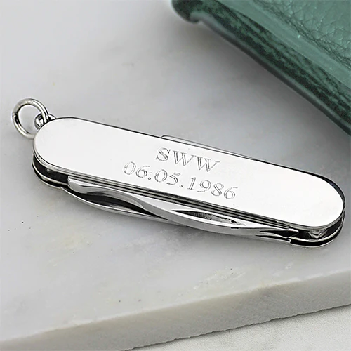 Silver Swiss Army Knife - Image 3