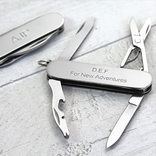 Silver Swiss Army Knife - Image 4