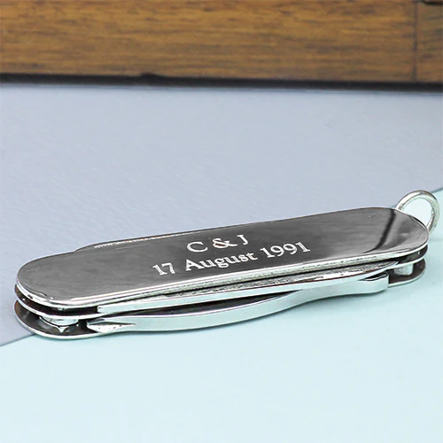 Silver Swiss Army Knife - Image 5
