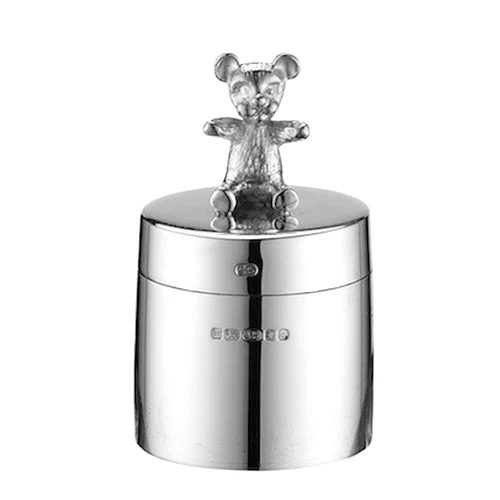 Silver Teddy First Tooth Box - Image 3