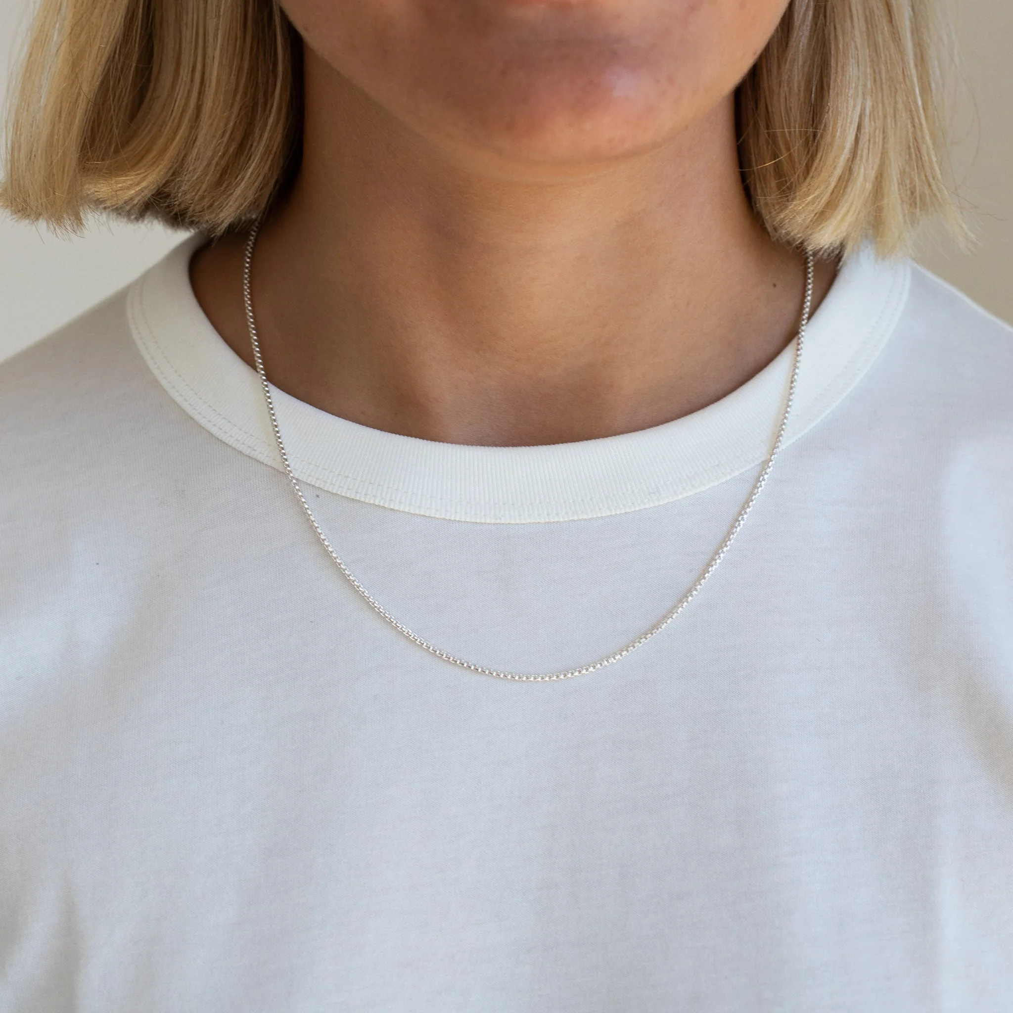 Sterling Silver Venetian Box Chain - Image 3