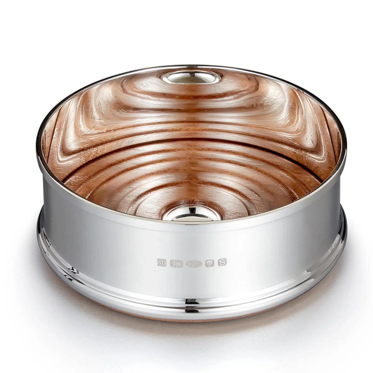 Silver Wine Coaster - Deluxe Plain - Image 3