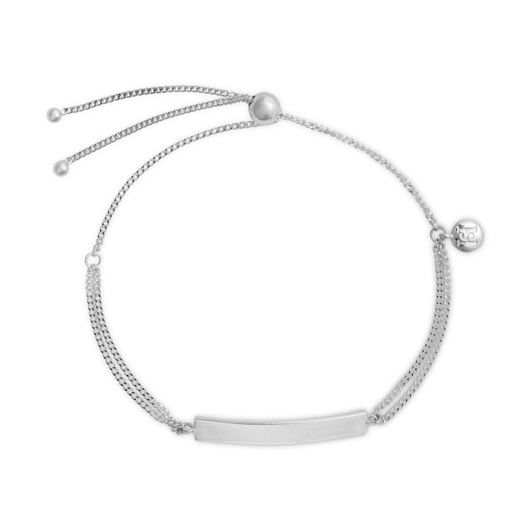 Sterling Silver Adjustable ID Bracelet