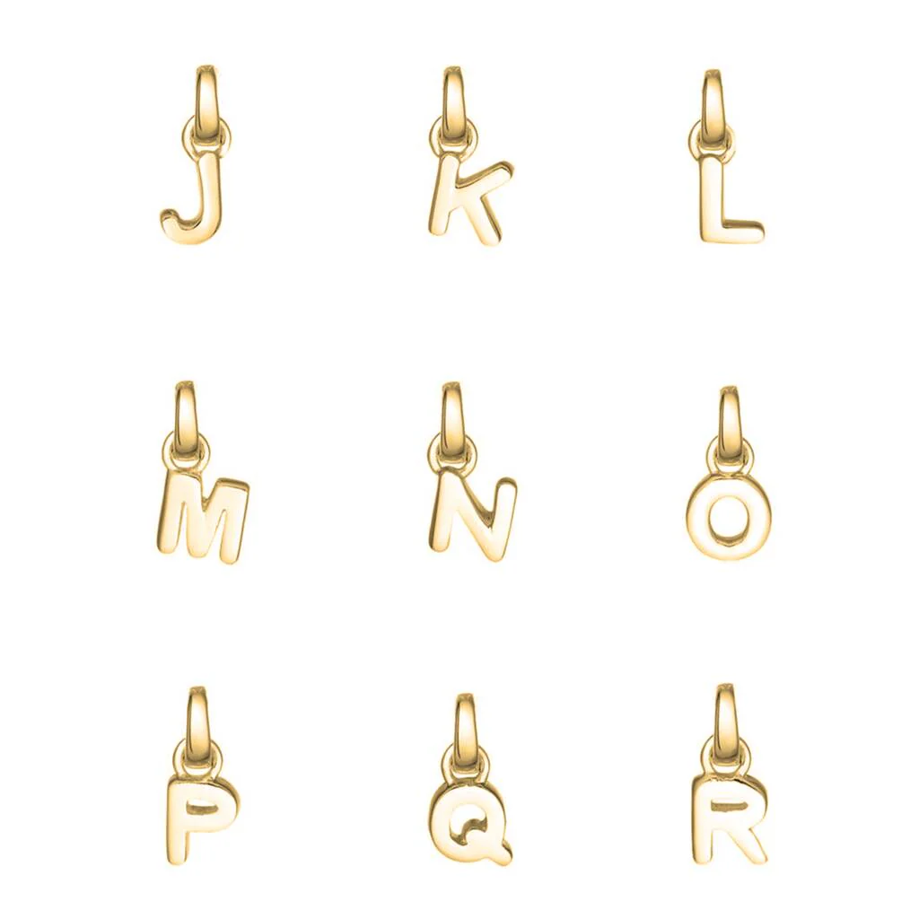 Sterling Silver and 18ct Gold plated Initial Charm - Image 2