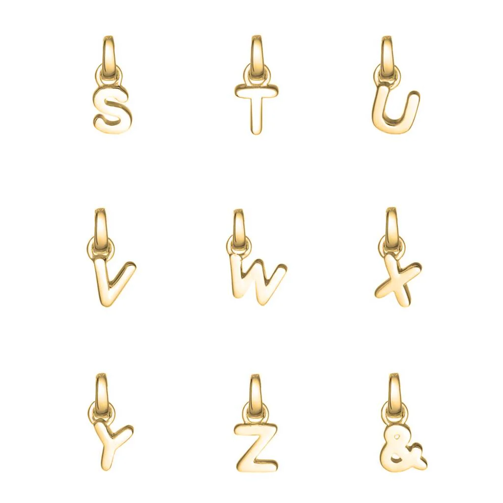 Sterling Silver and 18ct Gold plated Initial Charm - Image 3