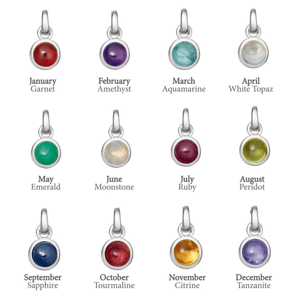 Sterling Silver Birthstone Chain Bracelet - Image 4