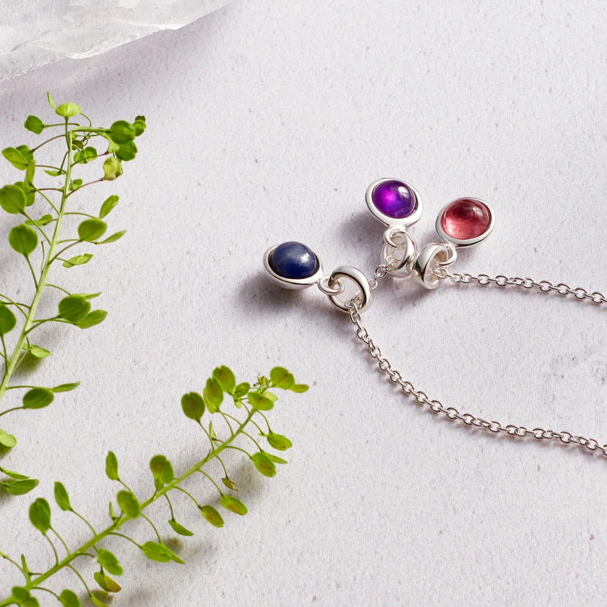 Sterling Silver Birthstone Charm - Image 2