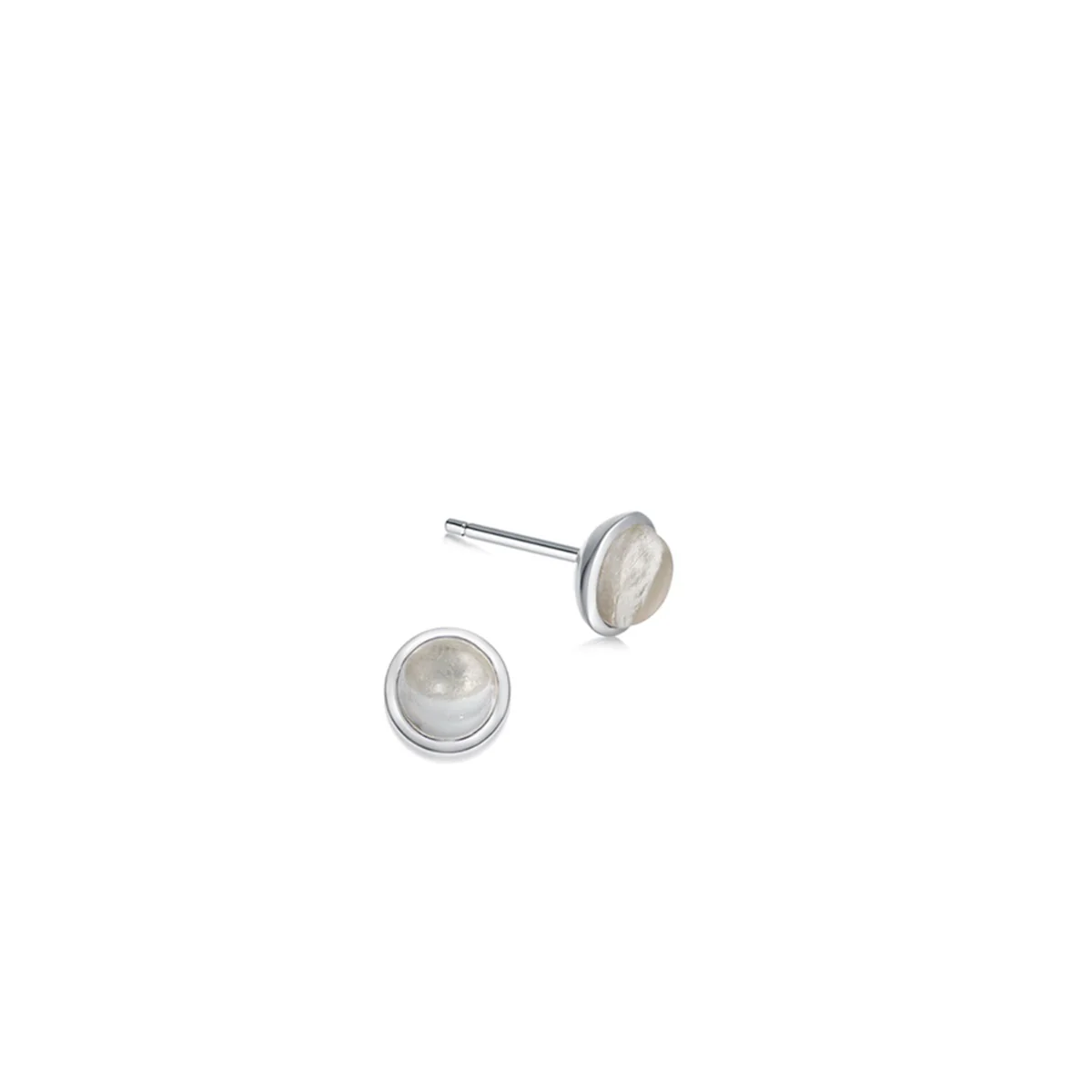 Sterling Silver Birthstone Stud Earrings - Image 13