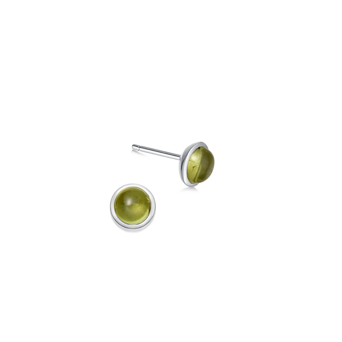 Sterling Silver Birthstone Stud Earrings - Image 9