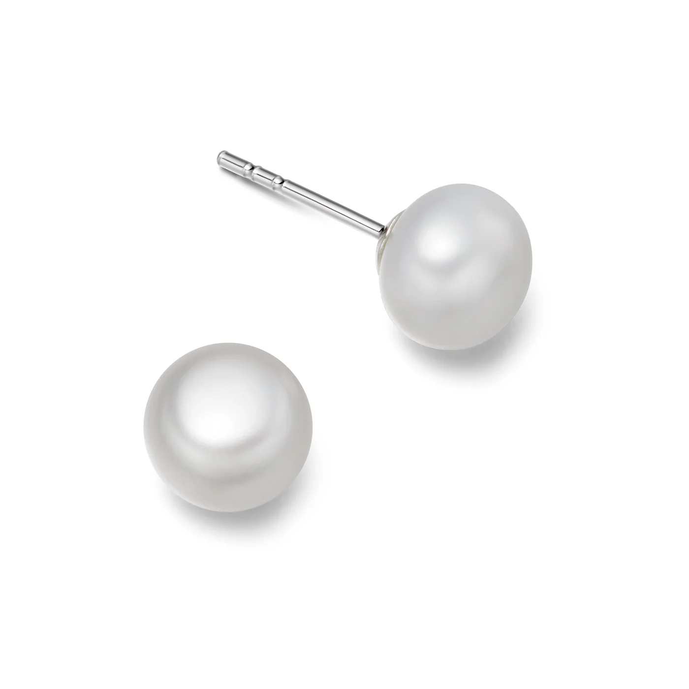 Sterling Silver Pearl Earrings - Image 3