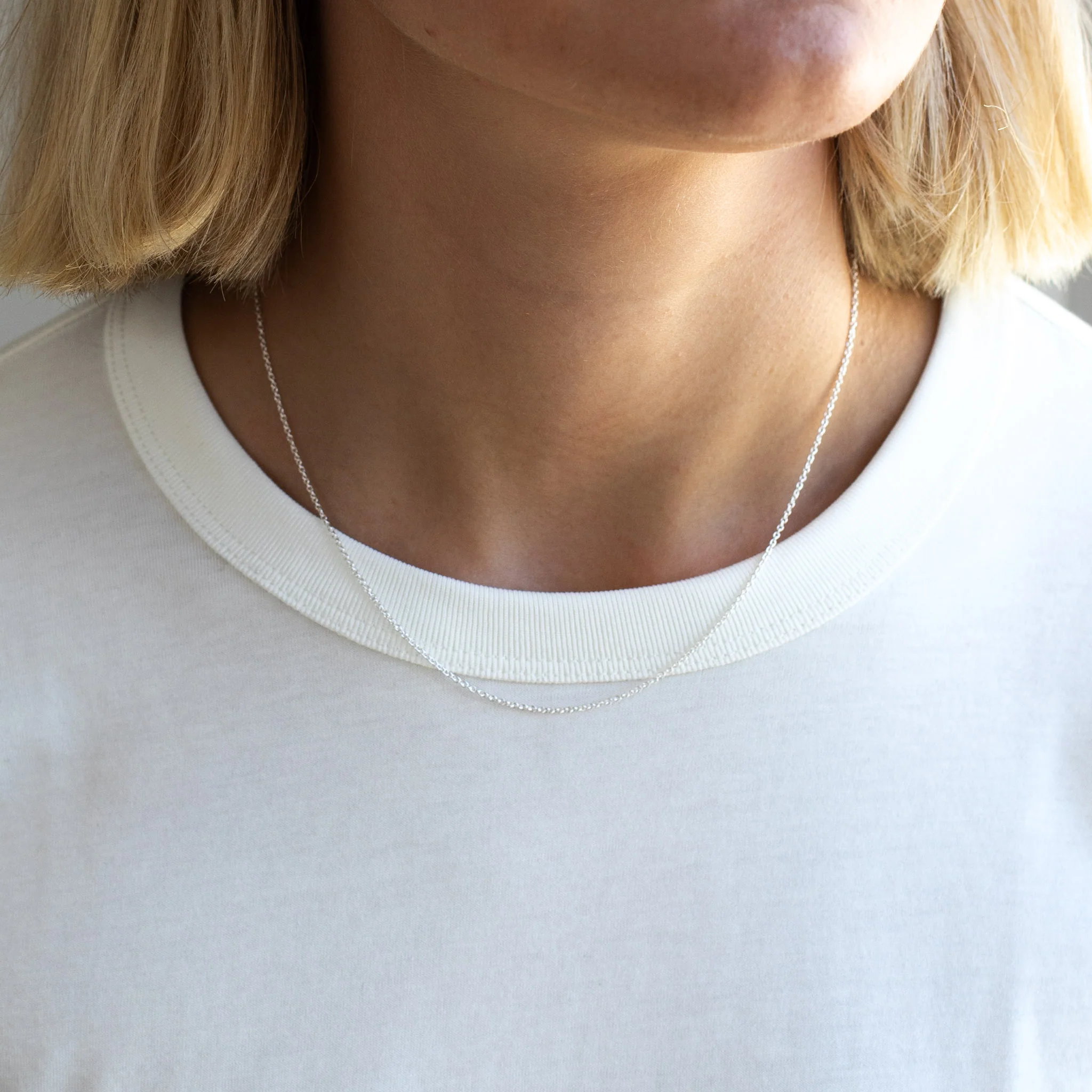 Sterling Silver Cable Chain - Image 3
