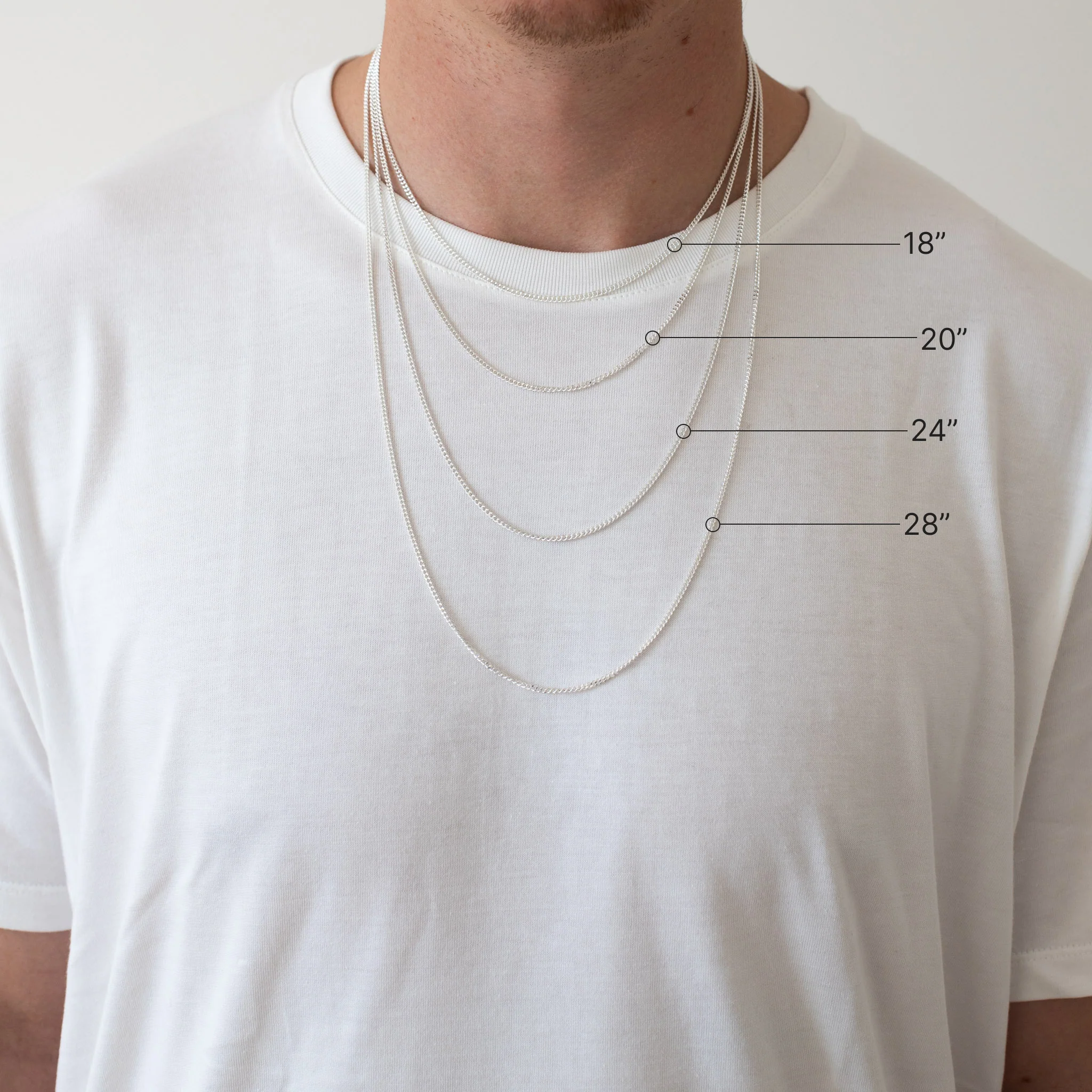 Silver St Christopher Rectangular Necklace - Image 7