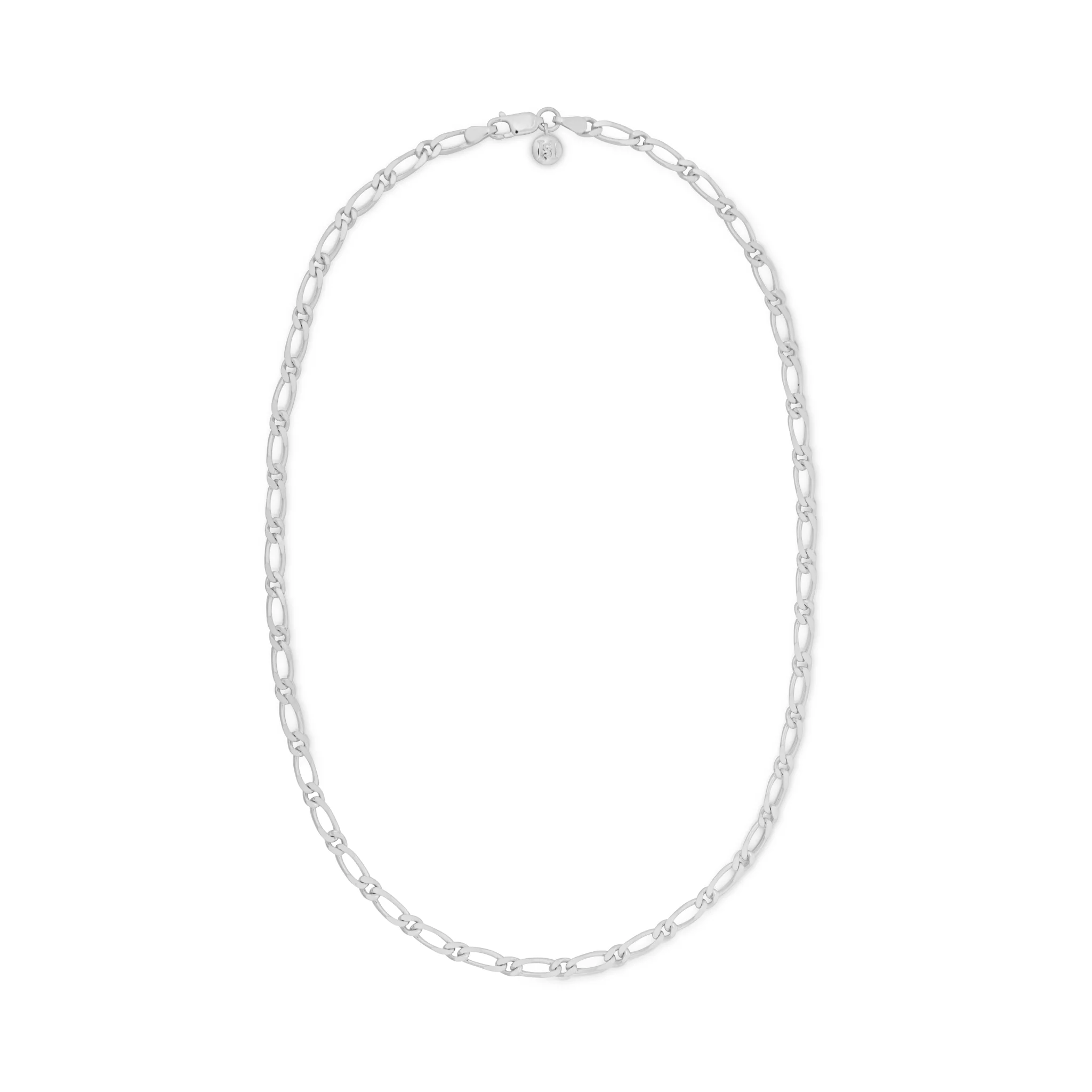 Sterling Silver Figaro Chain Necklace