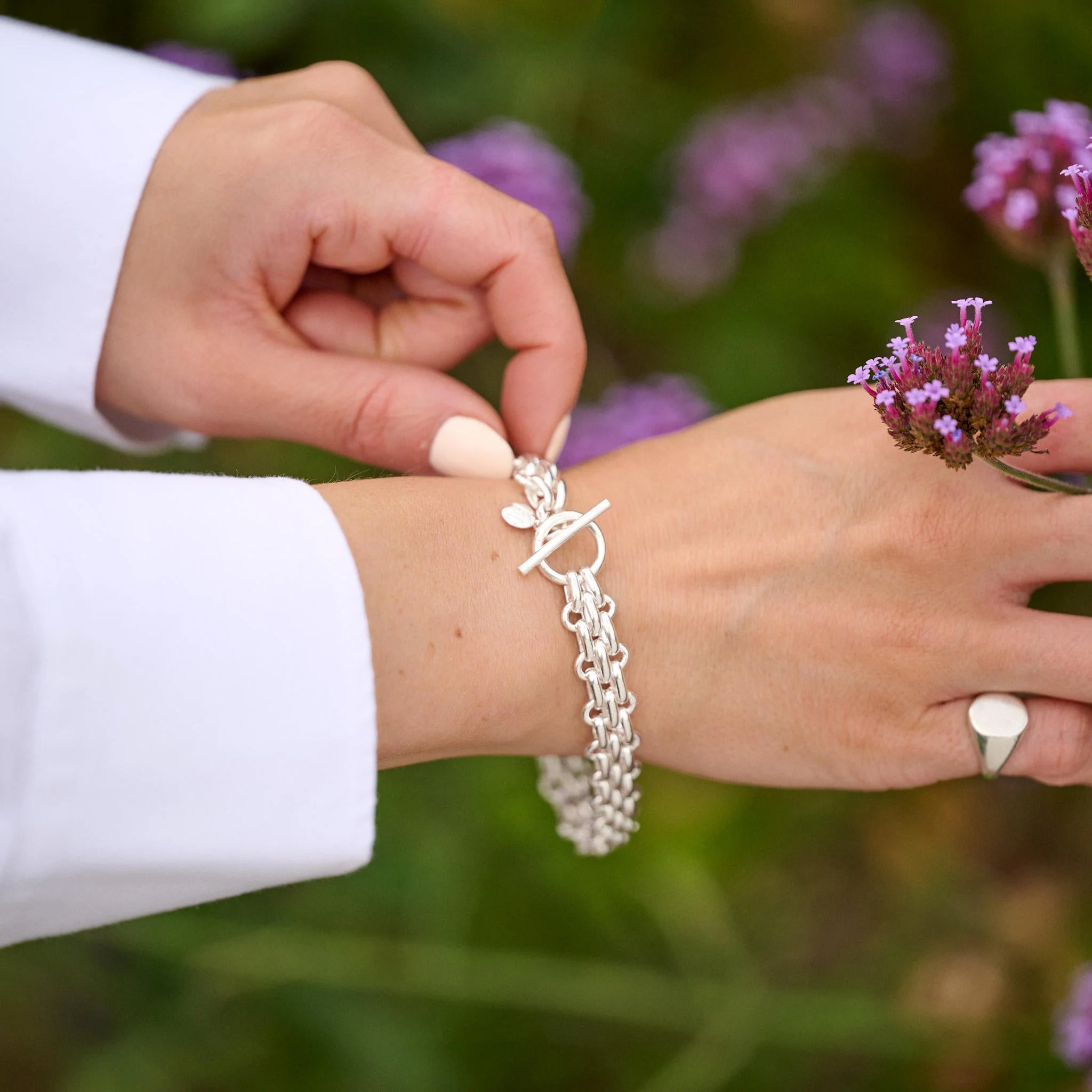 Sterling Silver Heritage Bracelet - Image 3
