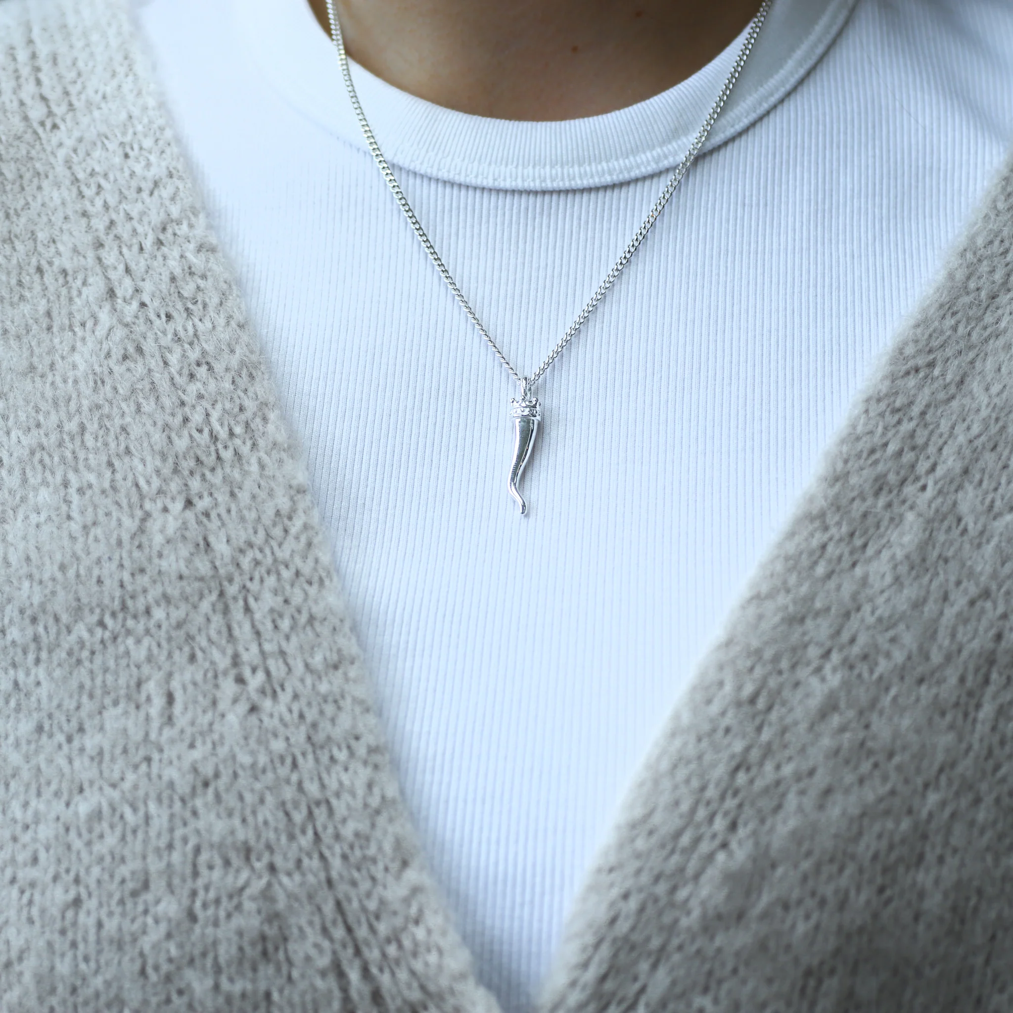 Sterling Silver Horn of Life Pendant - Image 3