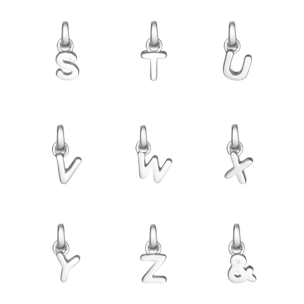 Sterling Silver Mini Initial Charms - Image 3