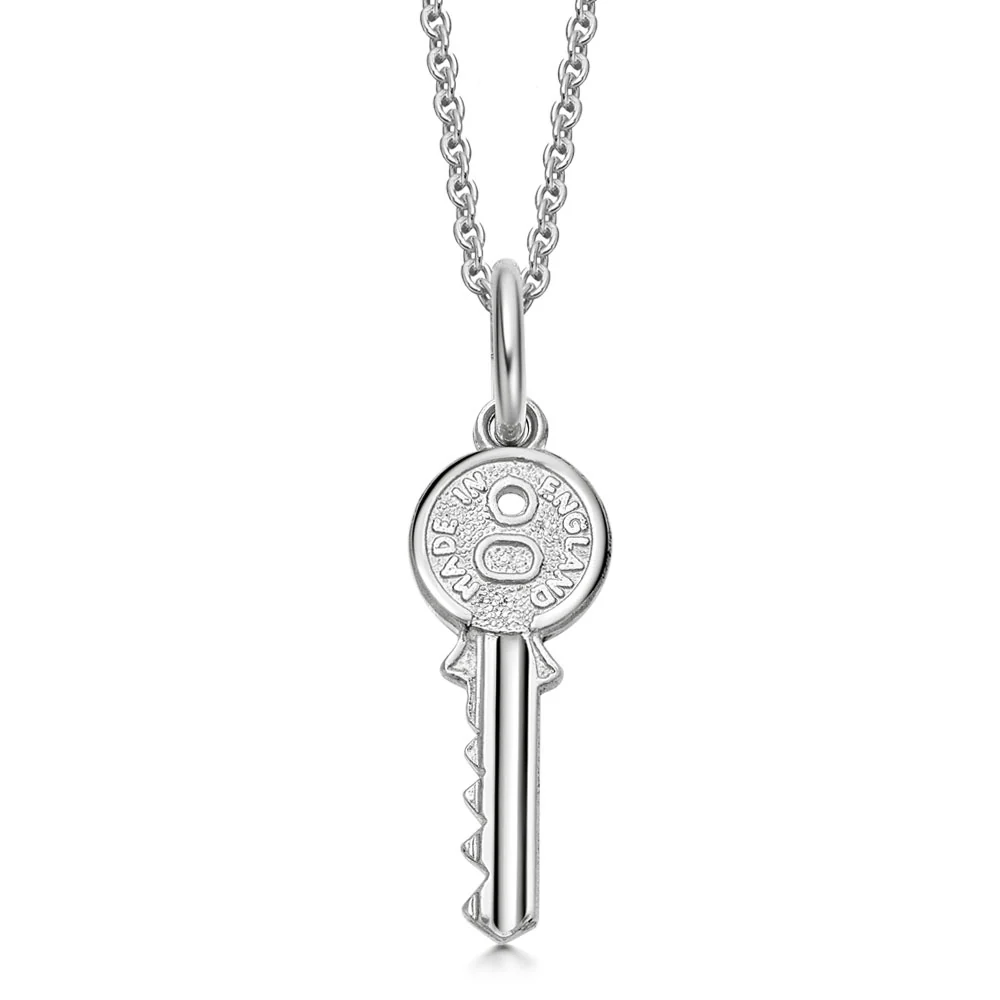 Sterling Silver Mini Key Pendant - Image 4