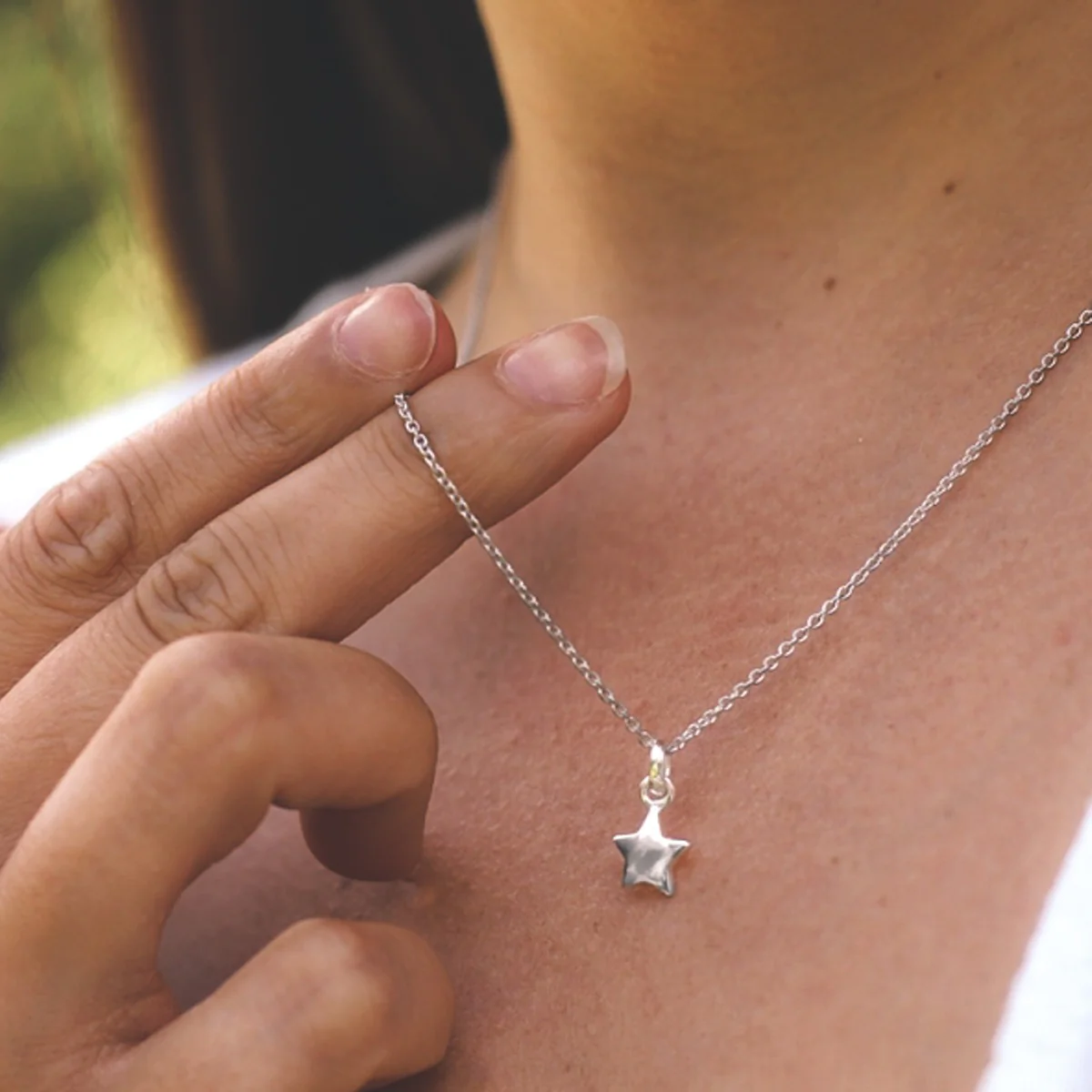 Sterling Silver Mini Star Pendant - Image 3