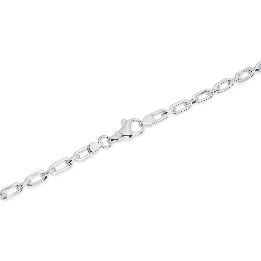Sterling Silver Paperclip Chain Necklace - Image 6