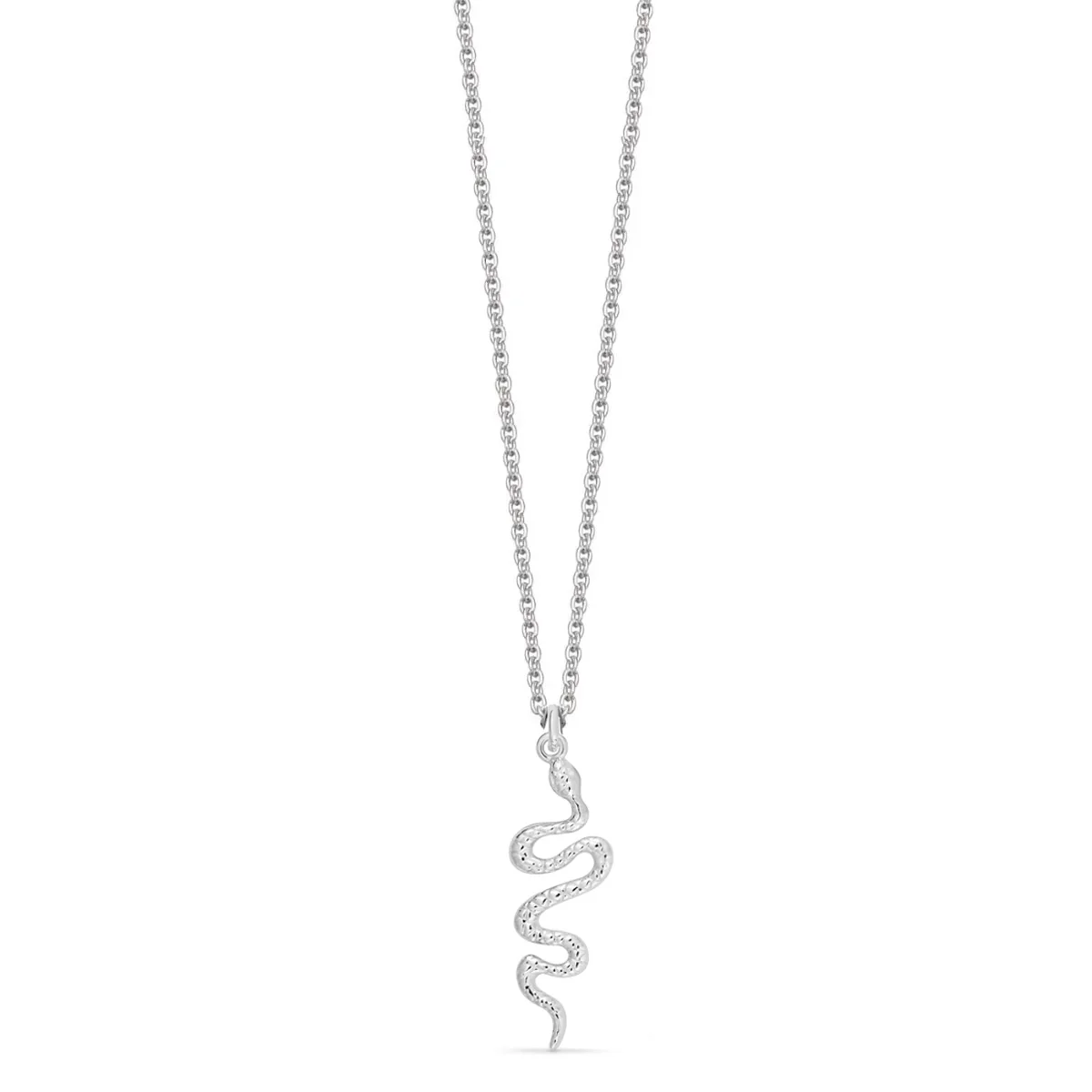 Sterling Silver Snake Necklace