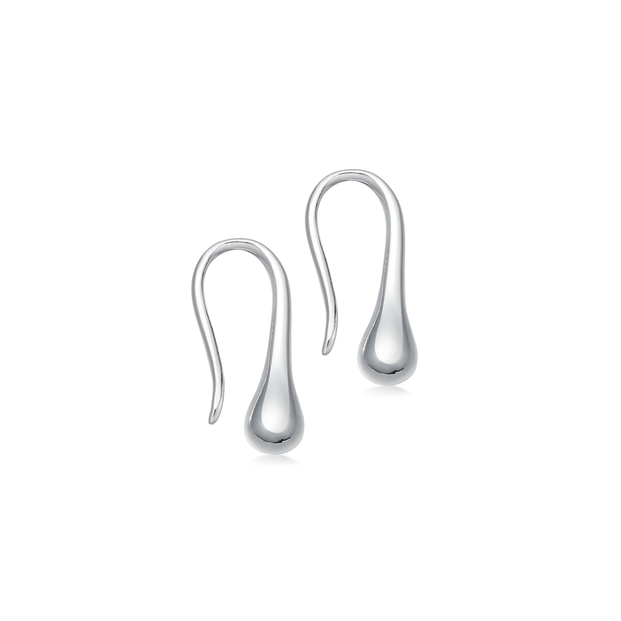 Sterling Silver Teardrop Earrings - Image 3