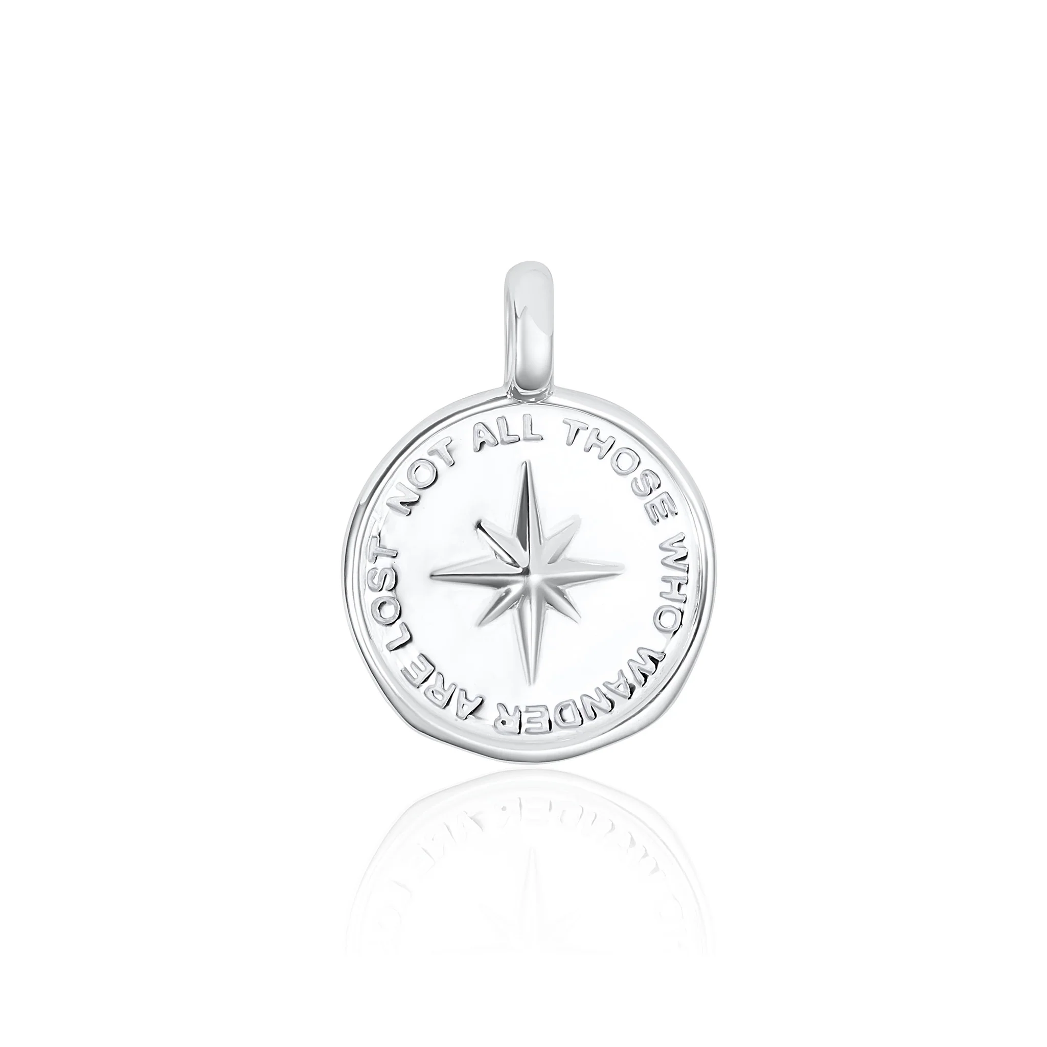 Sterling Silver Wander Compass Pendant - Image 4