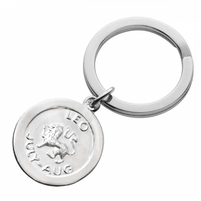Sterling Silver Keyring - Zodiac