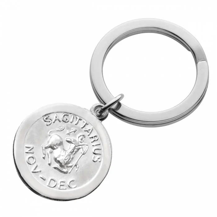 Sterling Silver Keyring - Zodiac - Image 10