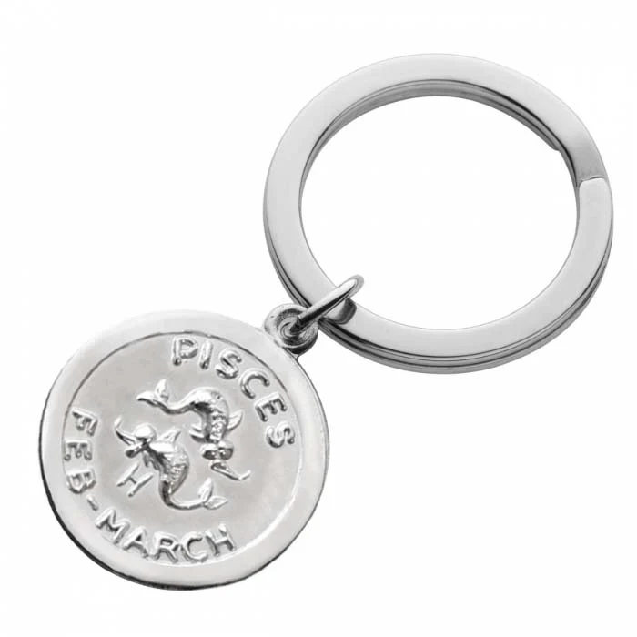 Sterling Silver Keyring - Zodiac - Image 13