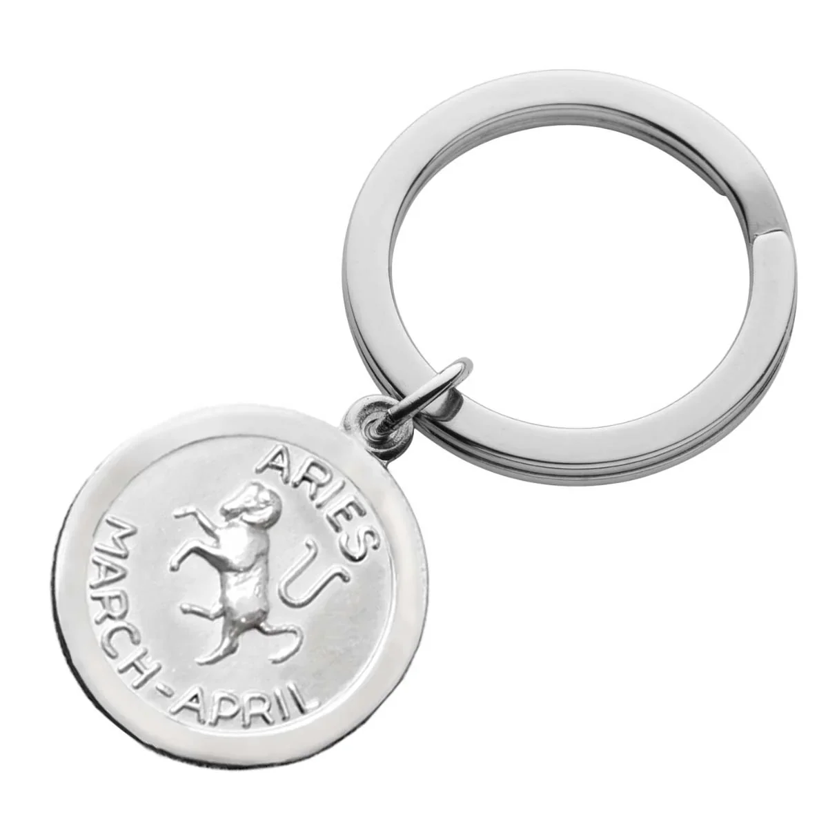 Sterling Silver Keyring - Zodiac - Image 3