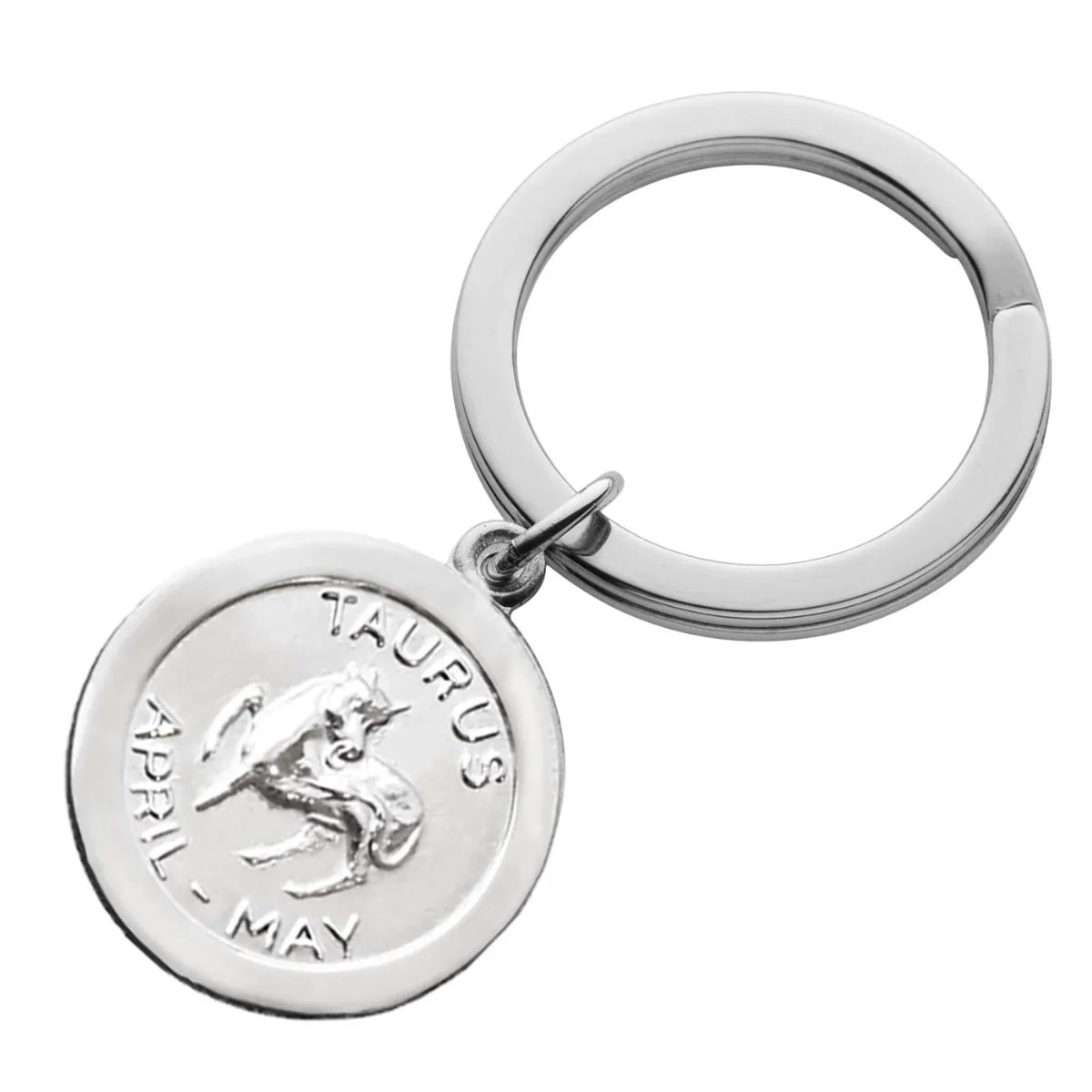 Sterling Silver Keyring - Zodiac - Image 4