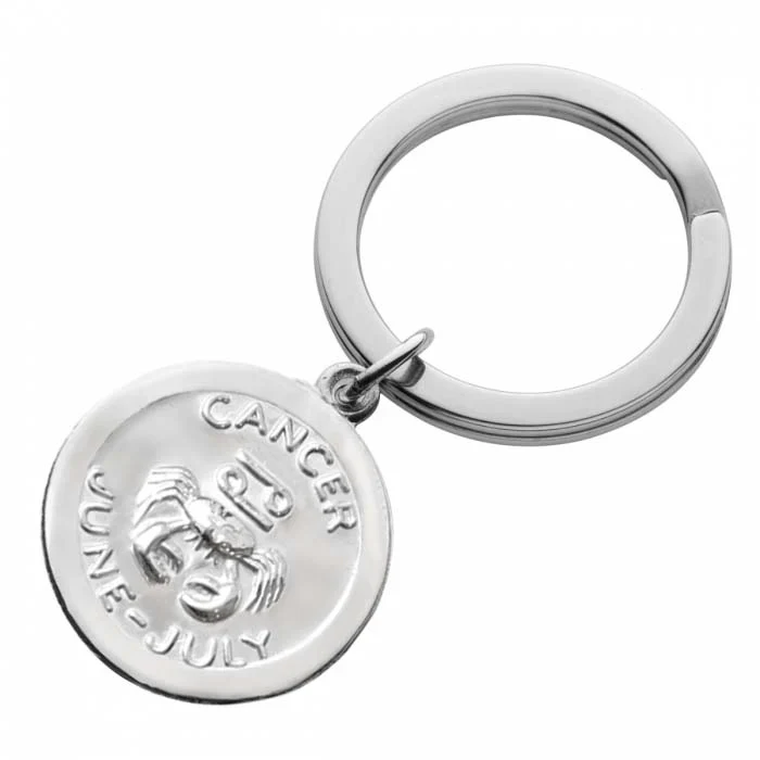 Sterling Silver Keyring - Zodiac - Image 6